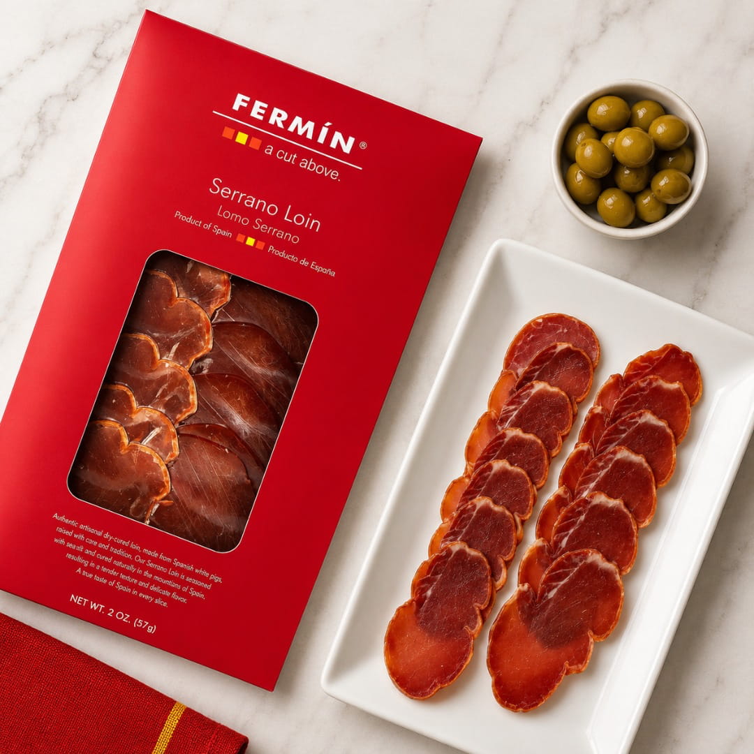 Sliced Serrano Pork Loin by Fermin