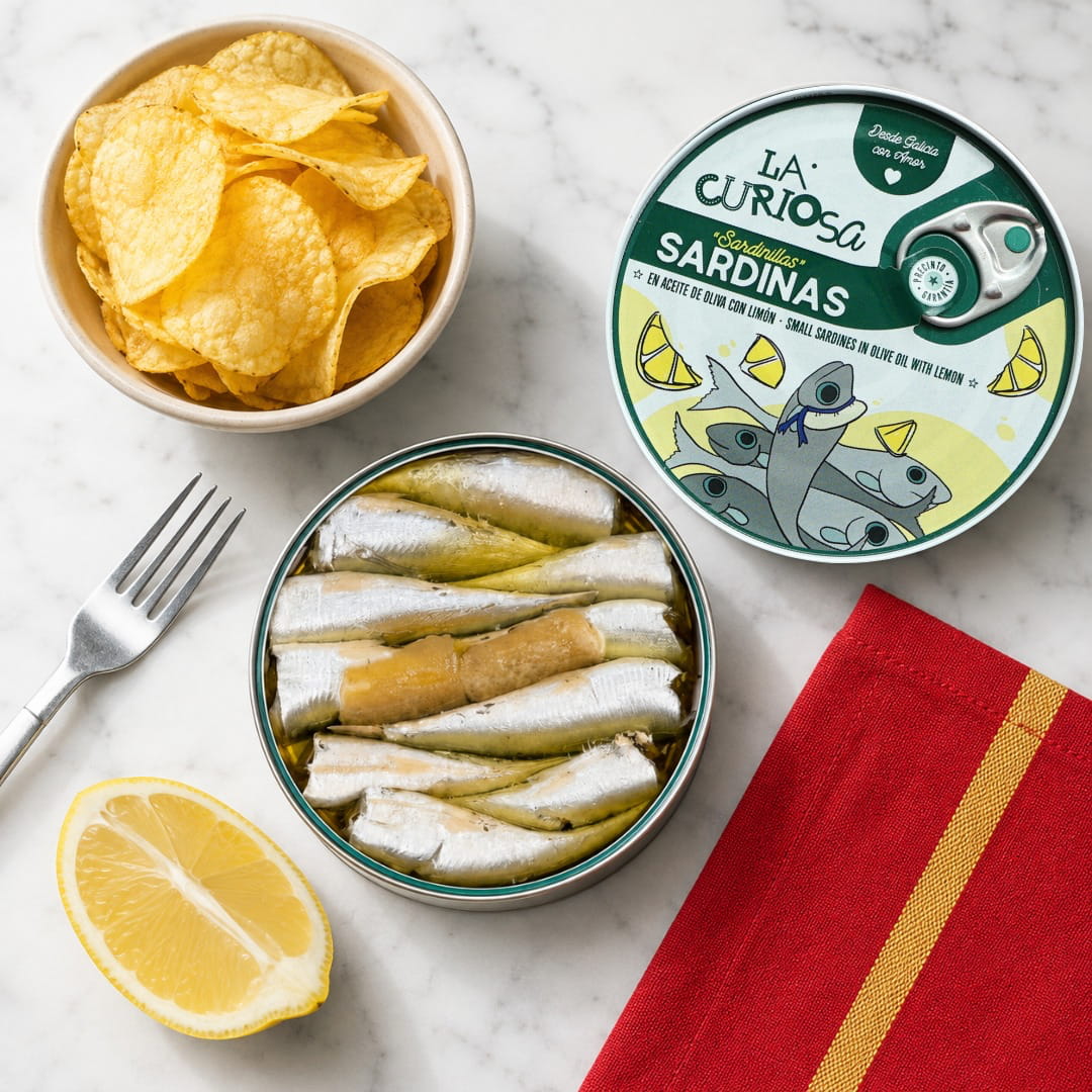 Small Sardines in Olive Oil and Lemon by La Curiosa