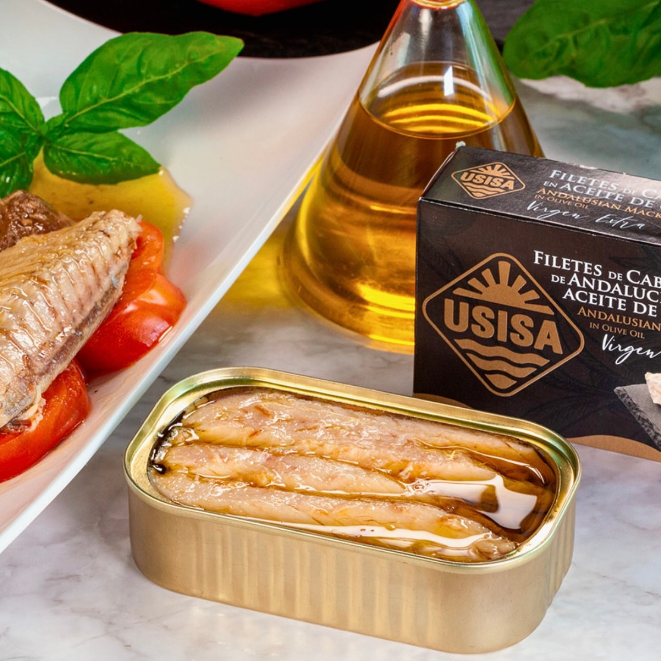 Andalusian Mackerel in Extra Virgin Olive Oil by USISA