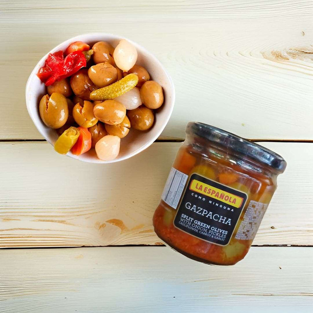 Green Olives Gazpacha Style by La Española La Española   
