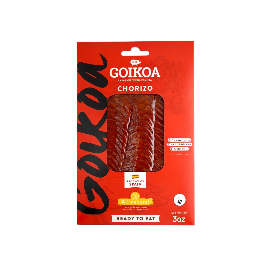 Goikoa Chorizo packaging on a white background
