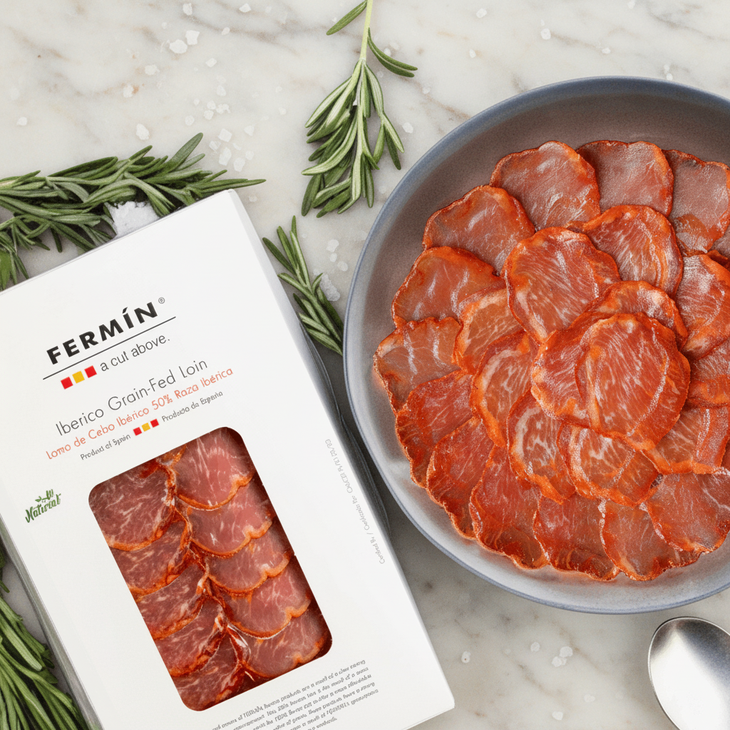 Sliced 50% Ibérico Pork Loin by Fermin