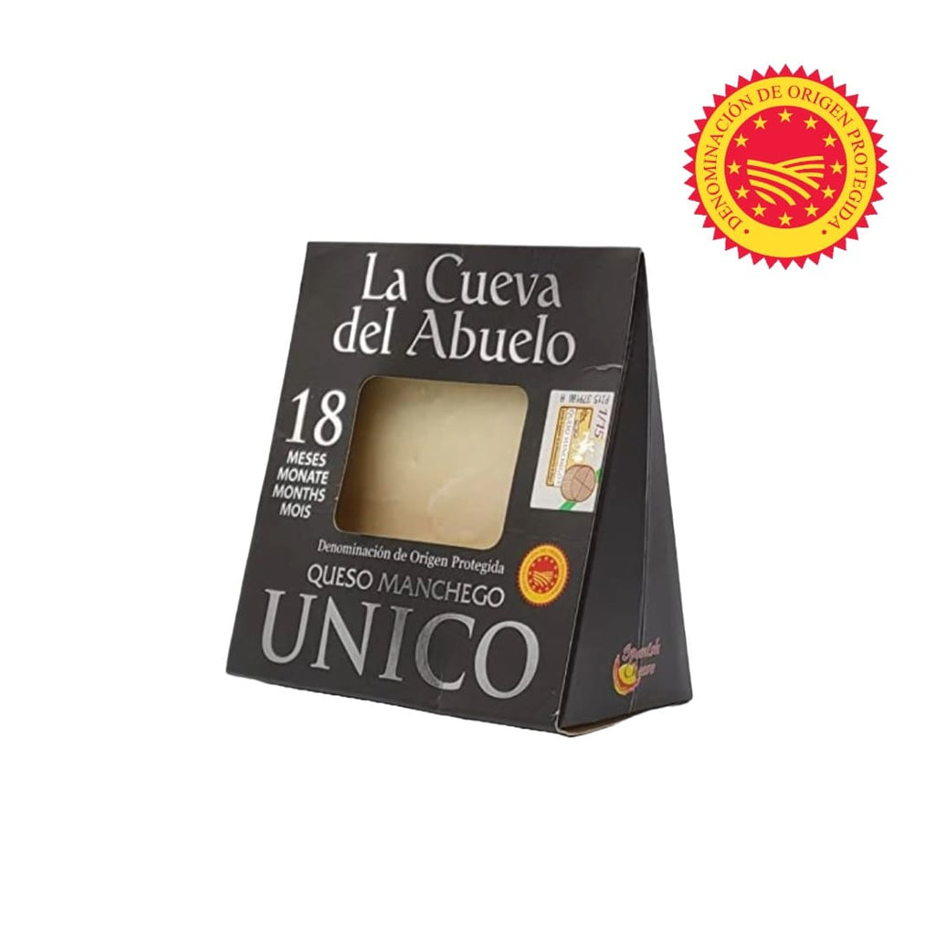 Gourmet Manchego Cheese 18 Months by La Cueva del Abuelo