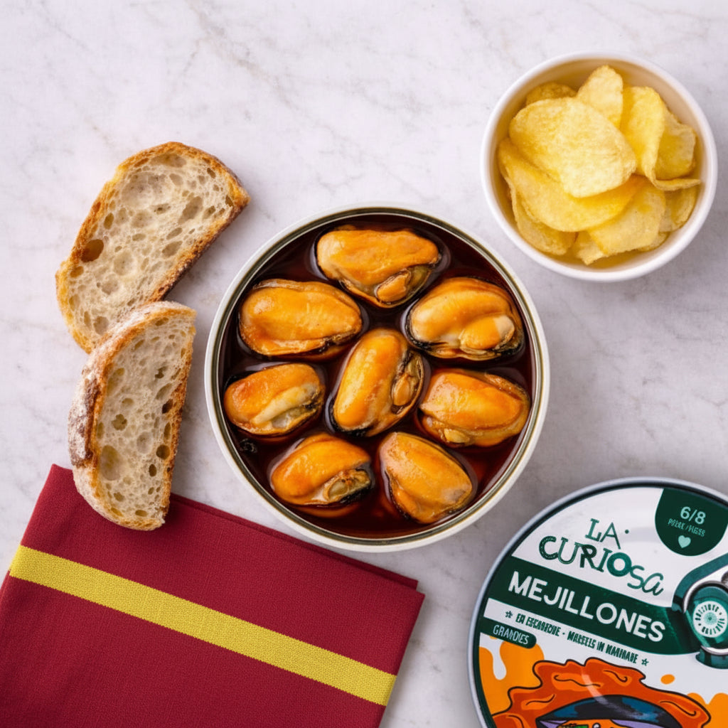 Giant Mussels in Escabeche by La Curiosa
