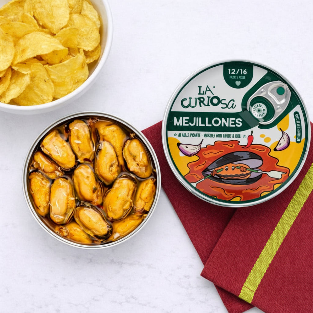 Mussels in Garlic and Chili Pepper by La Curiosa