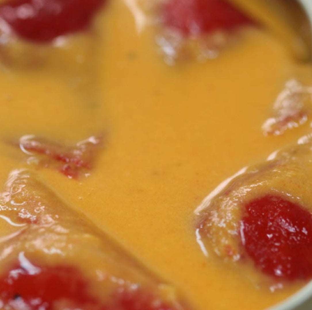 Piquillo Stuffed with Hake and Shrimps by Rosara Rosara   